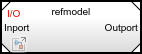 Model block with I/O mismatch