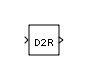 Degrees to Radians block