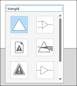 Insert shapes on the canvas using quick insert