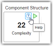 Mouse pointing to Help icon for Complexity widget