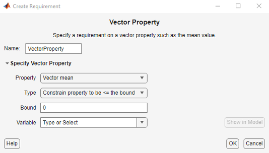 Create Requirement dialog box