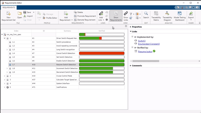 Enlazar casos de prueba a requisitos
