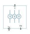 Phase Voltage Sensor (Three-Phase) block