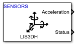 block icon for LIS3DH Accelerometer Sensor