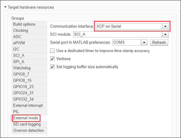 XCP on Serial