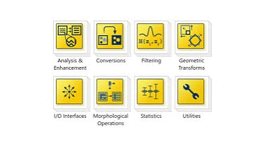 Algoritmos de imagen de vídeo basados en píxeles Librería de bloques de Vision HDL Toolbox.