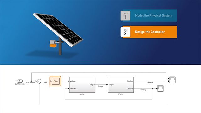 Build and simulate a model with Simulink.