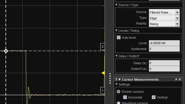 View and debug signals with cursors and measurements using Simulink .