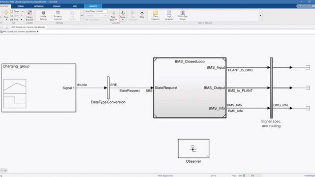 See how to perform closed-loop testing to verify battery management system (BMS) logic.